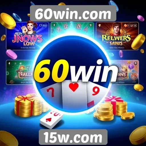 Exploração da variedade de jogos de cassino em 60win.com